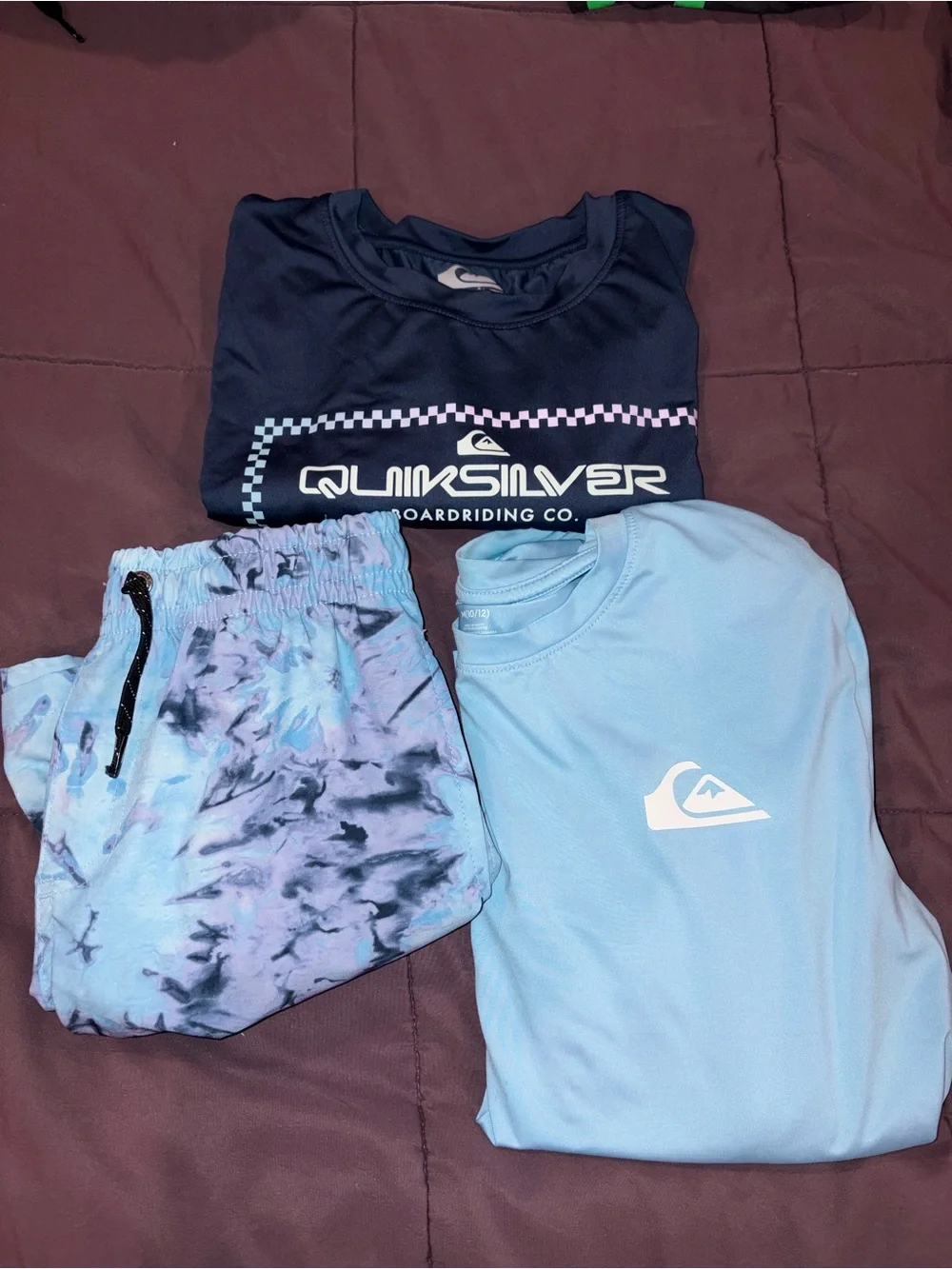 Quiksilver Kids Boys Medium 3 piece Swim
